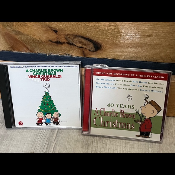 Vintage Peanuts Charlie Brown  2 disc CD set Christmas Good grief Charli… - Picture 6 of 8
